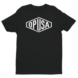 Mens/Womens QPUSA Logo Custom Athletic T-shirt