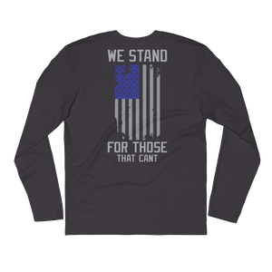 We Stand Custom Long Sleeve Athletic Shirt