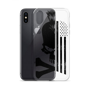 Skull and Flag QPUSA iPhone Case